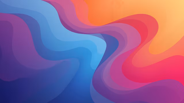 Abstract Colorful Waves
