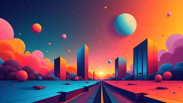 Abstract Urban Landscape