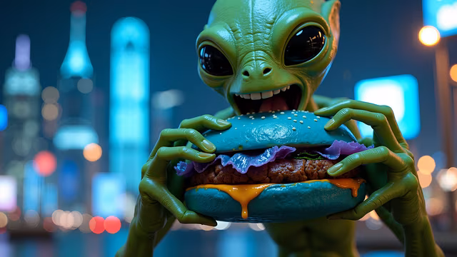 Alien Burger Feast