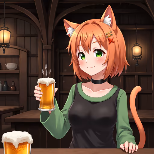 Barmaid with Beer