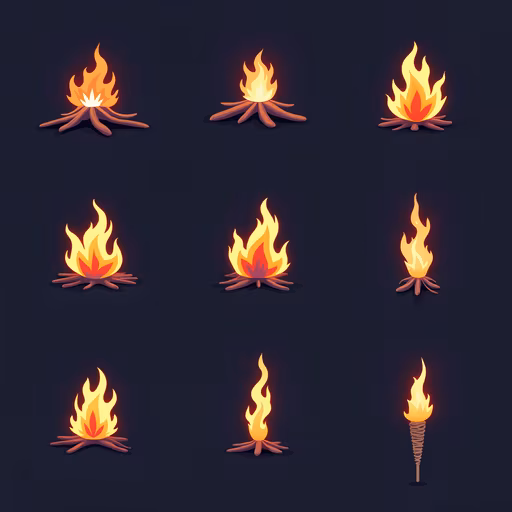 Campfire Illustrations