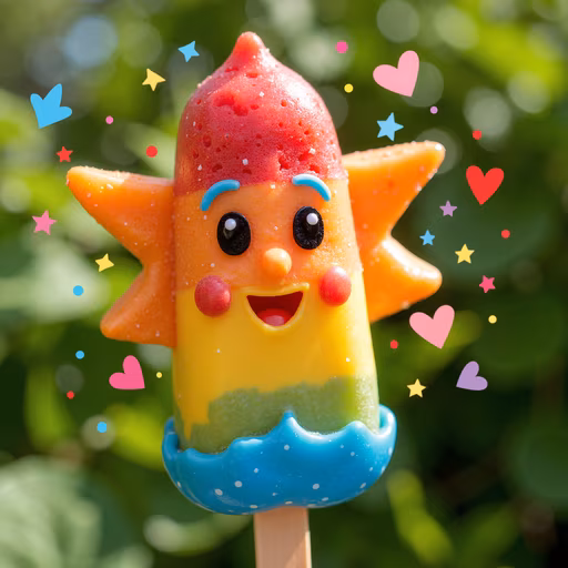 Cartoon Popsicle