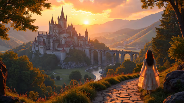 Castle at Sunset