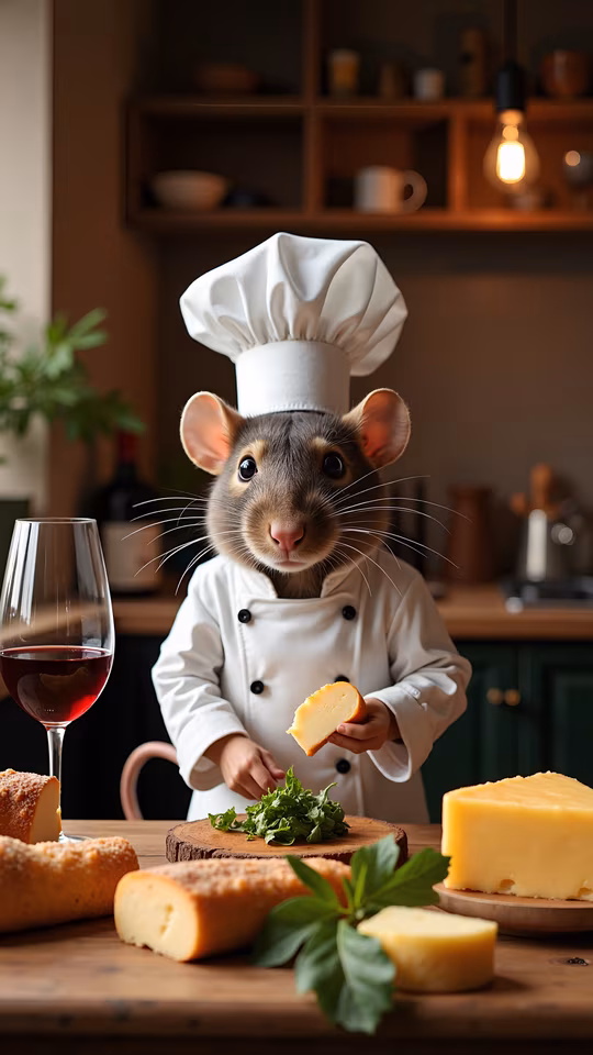 Chef Mouse Illustration
