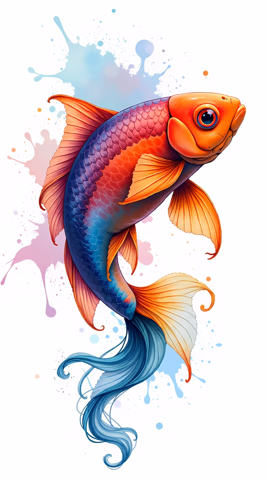 Colorful Fish Illustration