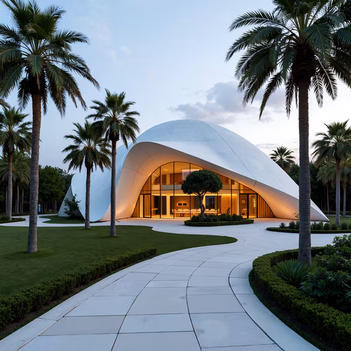 Curved Dome Residence