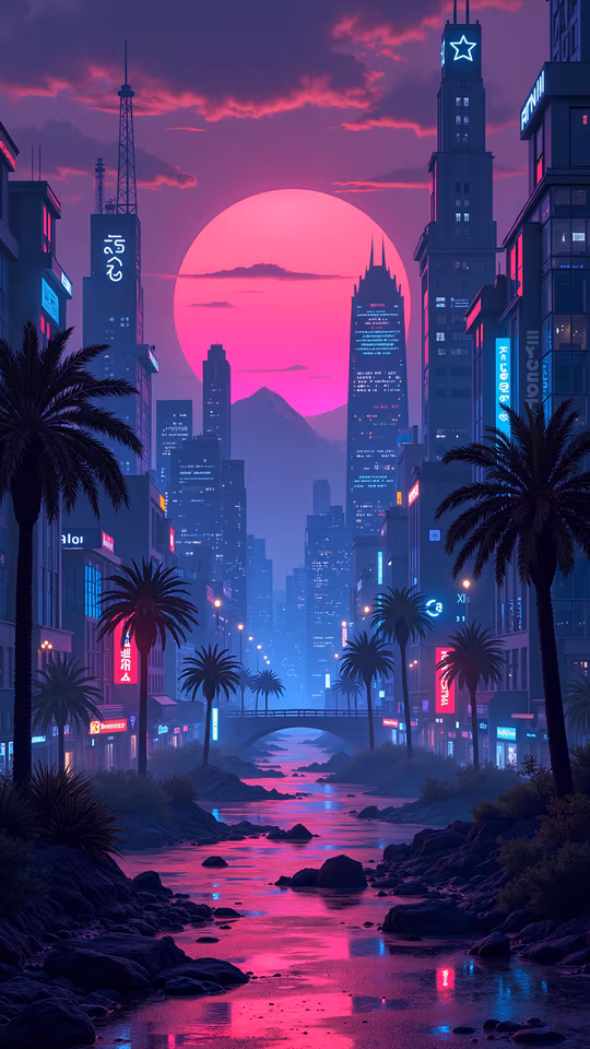 Cyberpunk Cityscape
