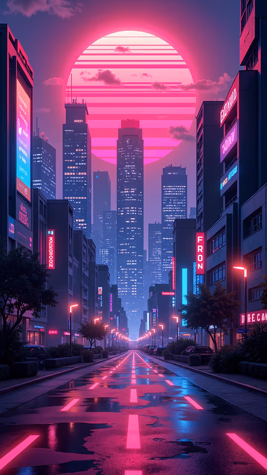 Cyberpunk Sunset
