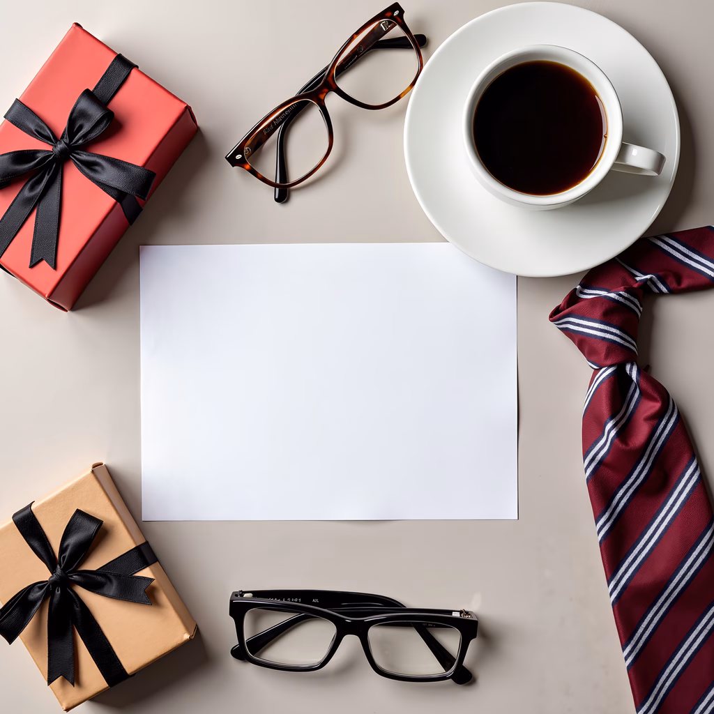 Neatly arranged desk essentials for professional preparation.