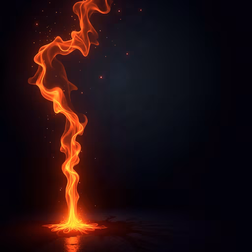 Flaming Torch