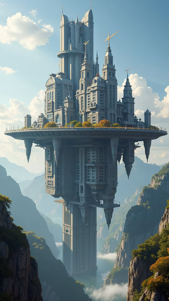 Futuristic Floating City