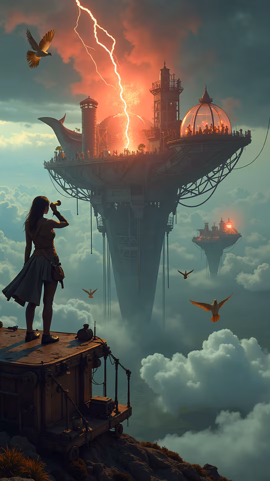 Futuristic Sky City