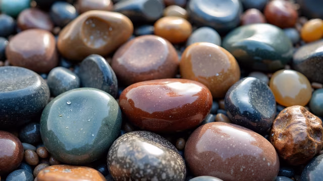 Glistening Pebbles