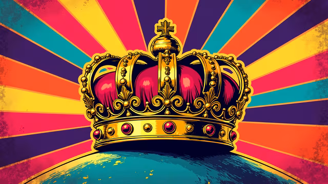 Golden Crown Illustration