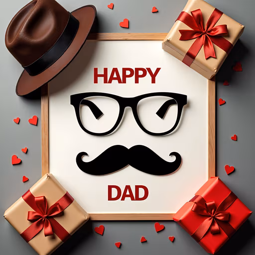 Happy Dad Illustration