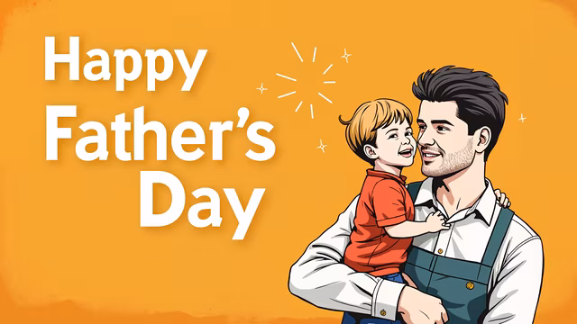 Happy Father’s Day Illustration