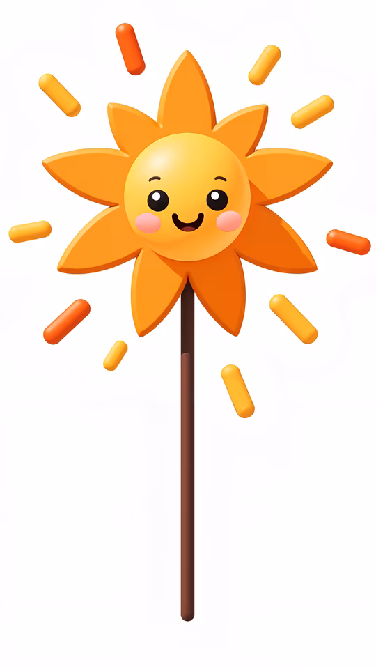 Happy Sun Illustration