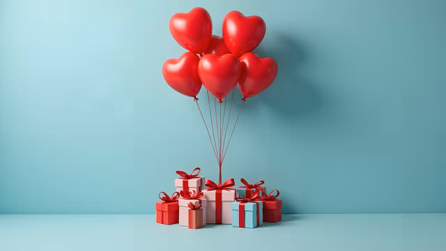 Heart Balloons and Gifts