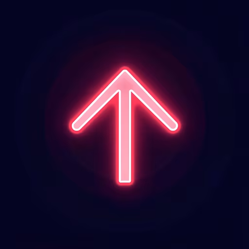 Neon Pink Arrow