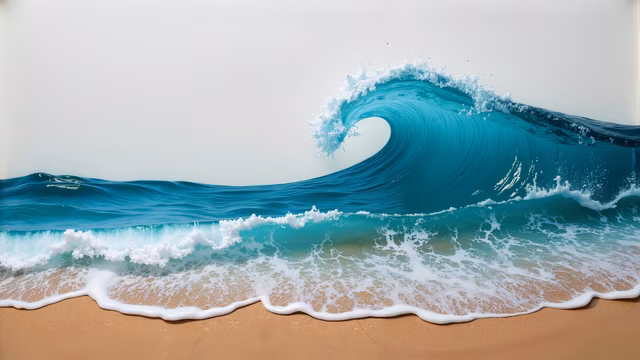 Ocean Wave Illustration