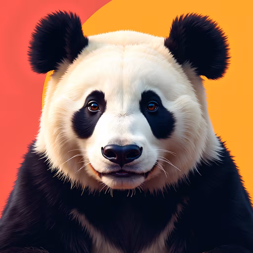 Panda Portrait
