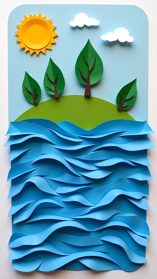 Paper Craft Landscape
