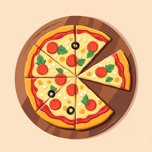 Pizza Party Illustration