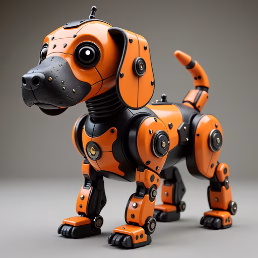 Robot Dog Illustration