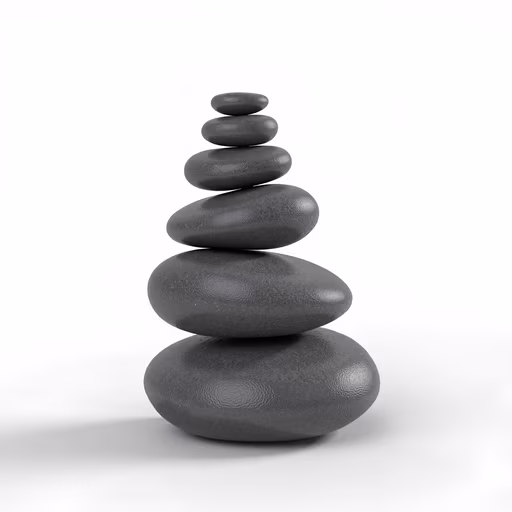 Stacked Stones Illustration