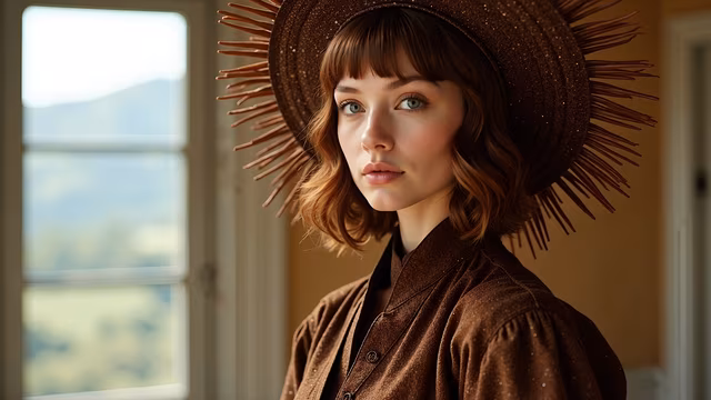 Sunburst Hat Portrait