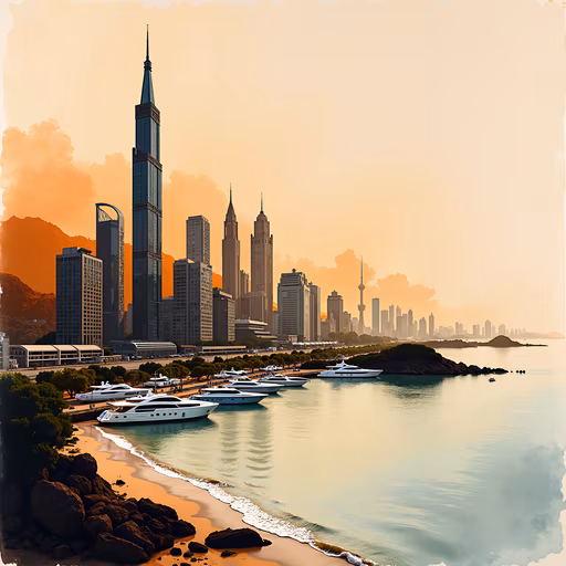 Sunset Cityscape