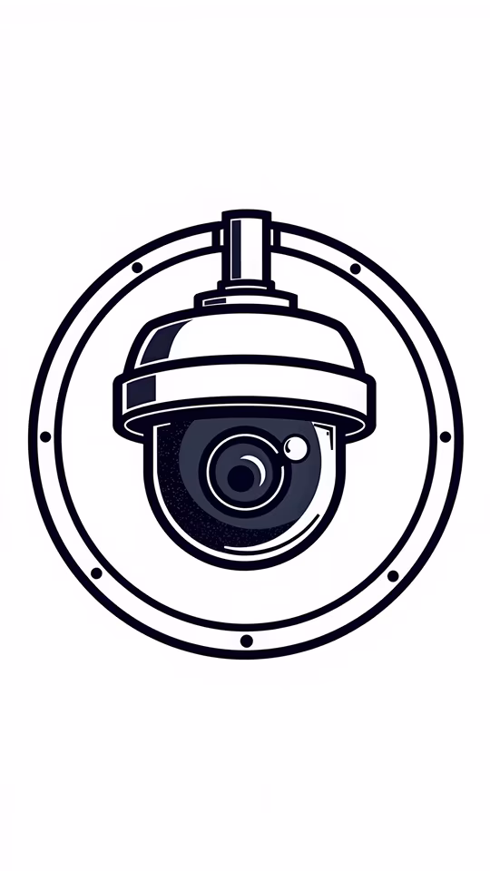 Surveillance Camera Illustration