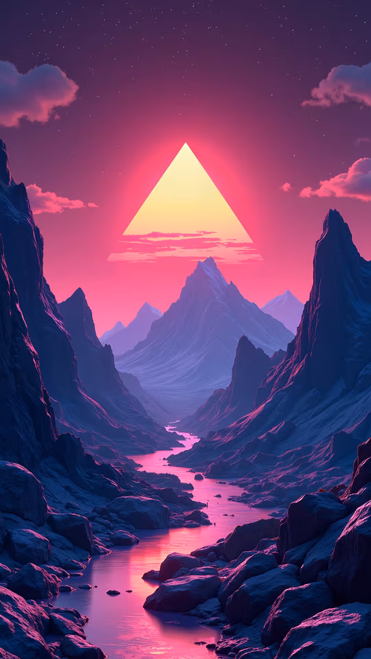 Triangle Horizon Illustration
