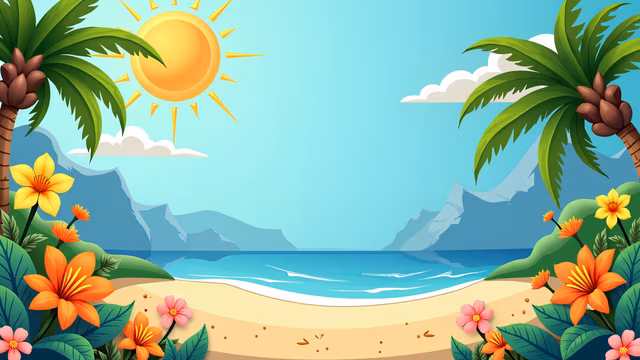 Tropical Paradise Illustration