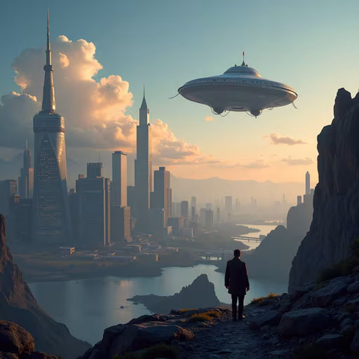UFO Over the City