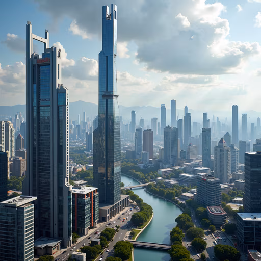 Urban Skyline Panorama