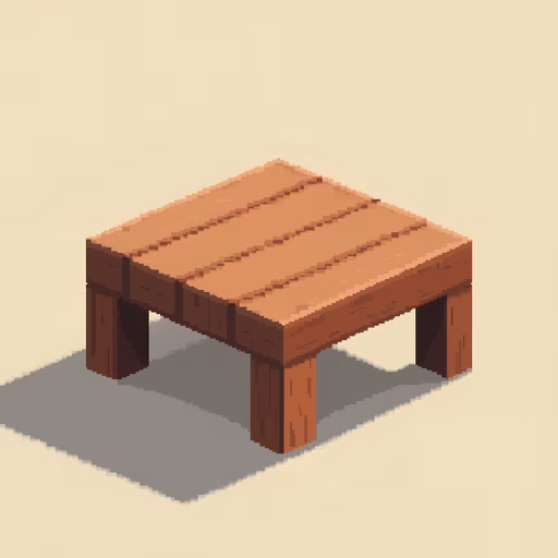 Wooden Table Illustration