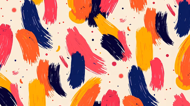 Abstract Brushstrokes