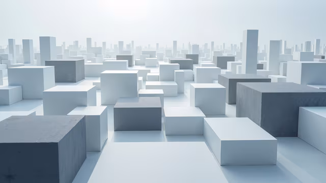Abstract Cityscape Illustration
