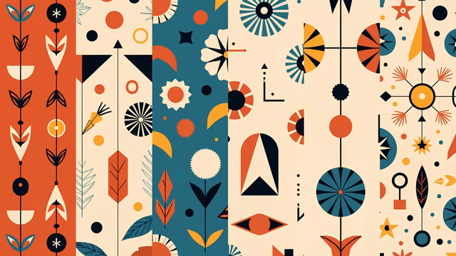 Abstract Geometric Illustration