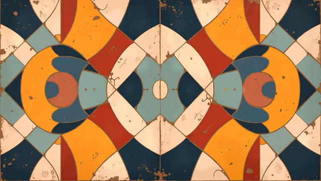 Abstract Geometric Mosaic