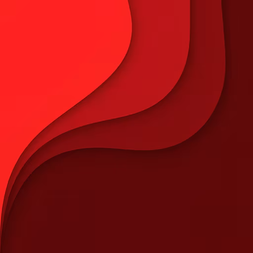 Abstract Red Waves