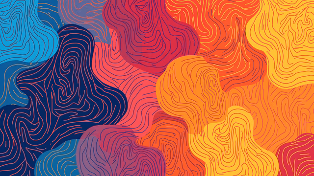 Abstract Waves Illustration
