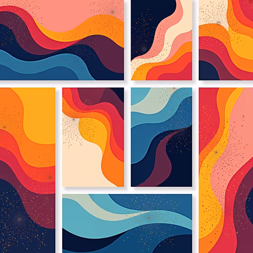 Abstract Waves Illustration