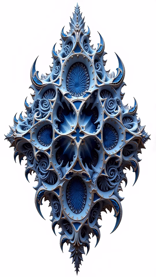 Blue Fractal Fantasy