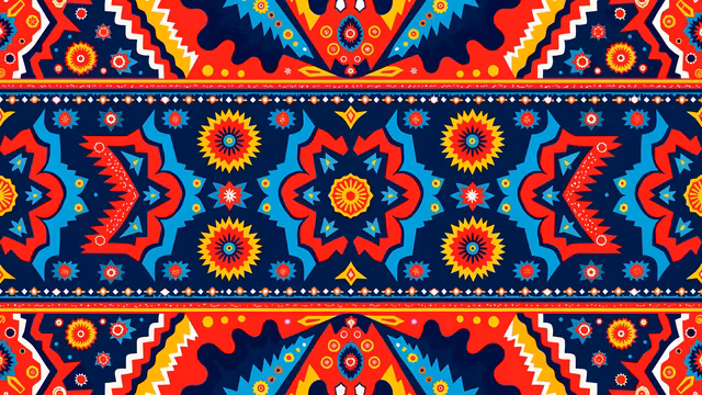 Colorful Ethnic Pattern