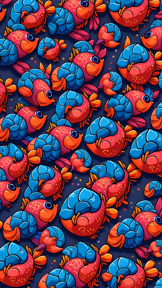 Colorful Fish Pattern