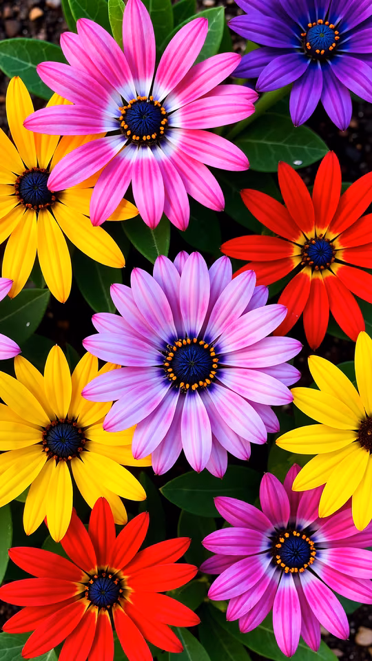 Colorful Floral Burst