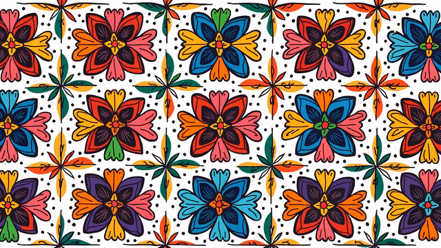 Colorful Floral Pattern