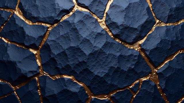 Dark Cracked Surface